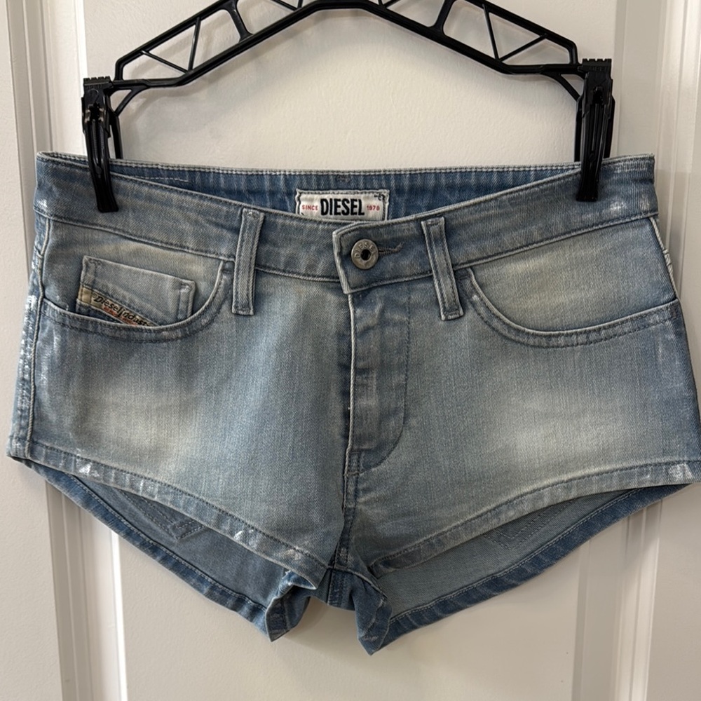 Diesel Women's Blue Denim Shorts